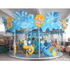 游乐场设备大型游乐设施奇乐迪海洋系列经典蓝色转马