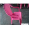 红色塑料休闲椅，红色塑料椅子，红色塑料沙滩椅