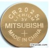 全新正品MITSUBISHI三菱纽扣电池CR2025