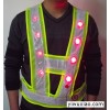 LED反光马甲/反光背心/工字型荧光衣服/安全反光衣警示服