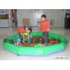 圆形直径2米充气沙池，加厚质保儿童充气沙滩池玩具大优惠